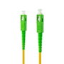 Nano Cable Cable de Fibra Óptica G657A2, Conectores SC/SC APC, LSZH, 30m, Amarillo, Ref. 10.20.0030